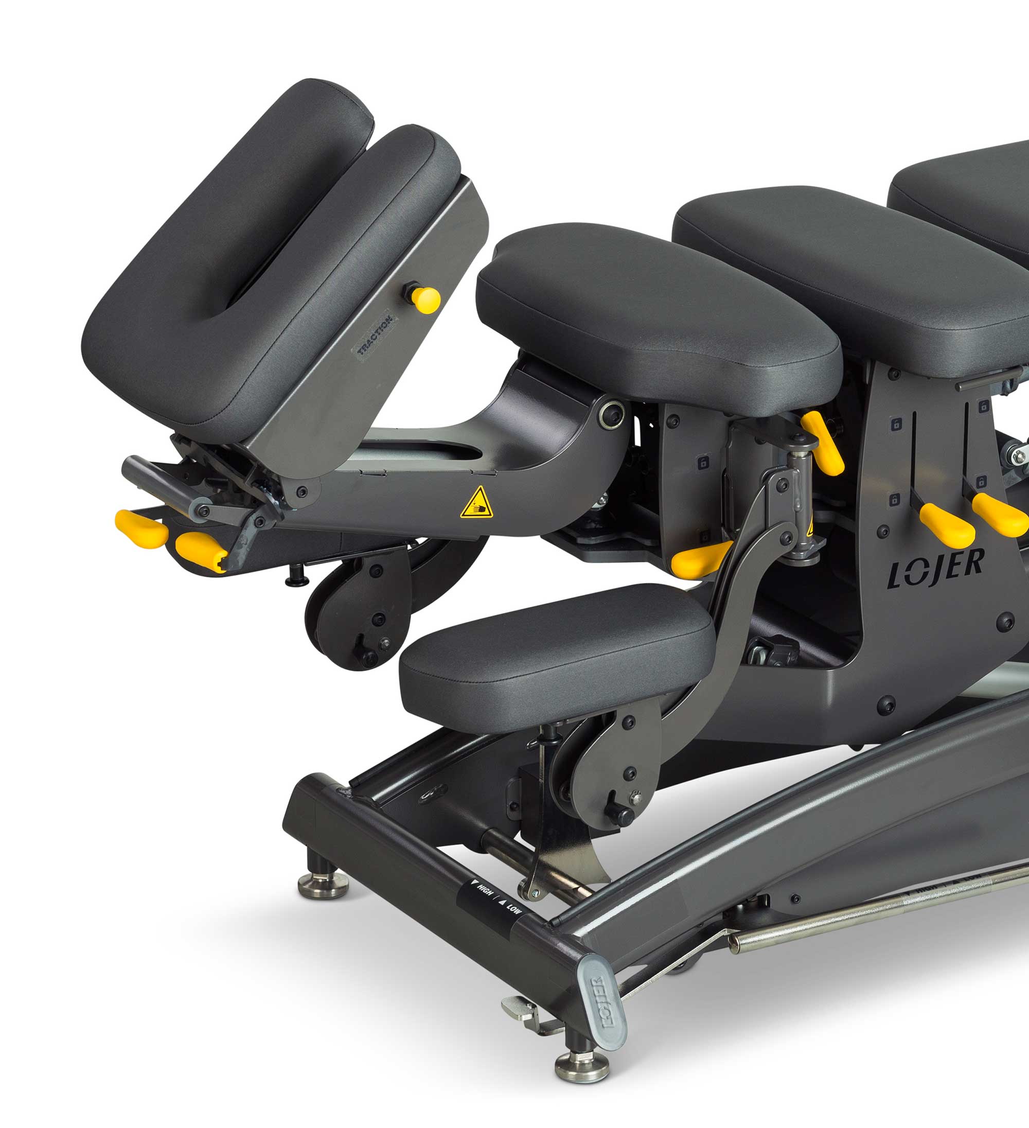 Image of the head rest of Lojer Manuthera 242 treatment table