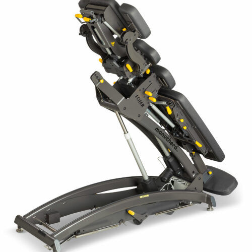 Image of electronic tilt up& down of Lojer Manuthera 242 treatment table